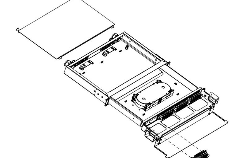 UCCONNECT® UC 1RU Patch Panel 9515, Drawer Type,Empty