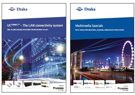 Latest versions of Draka UCCONNECT® and Multimedia Specials Catalogues now available